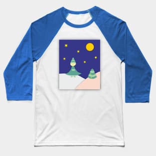 Bell girl on a winter evening Baseball T-Shirt